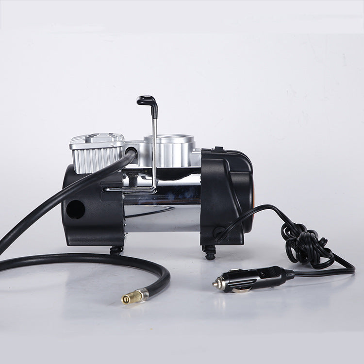 Metal Single-Cylinder 12V Electric Portable Air Compressor Car Tire Inflator
