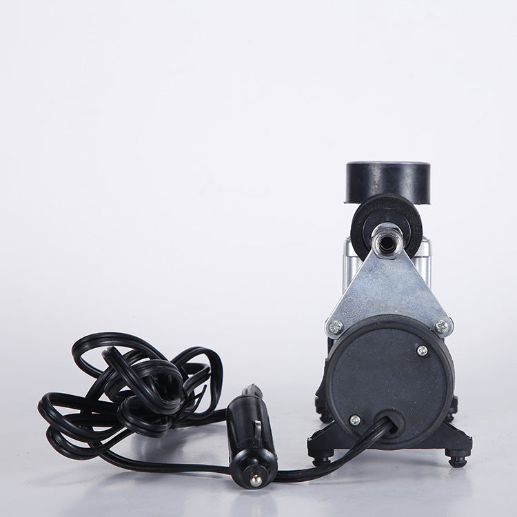 厂家直销 单缸车载充气泵 12V迷你金属打气泵 车载充气泵电动