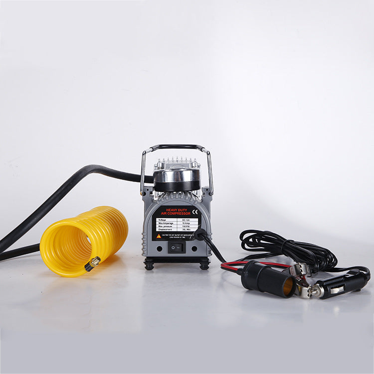 厂家直销 单缸充气泵单缸车载充气泵 汽车充气泵工具套装补胎工具