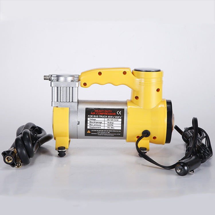 Factory Direct 12V Electric Air Pump with Light Metal Electric Air Pump Portable Car Air Pump